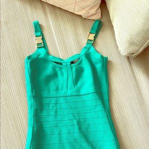 Marciano bodycon green dress